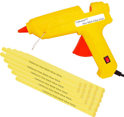

Upkaran 20 Hot Melt Glue sticks with Heavy Duty 60 Watt Standard Temperature Corded Glue Gun(11 mm)