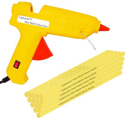 

Upkaran Electric Hot Melt 60 Watt with On Off Switch and Indicator GG60W with 15 Super Adhesive All Purpose Glue Sticks Standard Temperature Corded Glue Gun(11 mm)