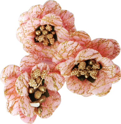 

Majik Bollywood Style hair Accessories For Women And Girls ( Light Pink) Hair Accessory Set(Pink)