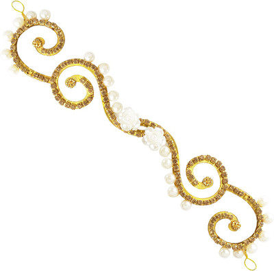 

Majik Unique Juda Hair Accessories for Bridal | hair Accessory for Women And Girls Hair Accessory Set(Gold)