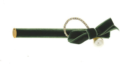 Anuradha Art Jewellery Back Pin Back Pin(Green)