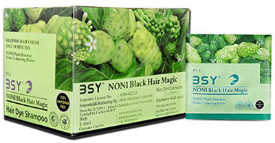 

Bsy Noni Black Hair Magic ( 24 Sachet ) Hair Color(Black)