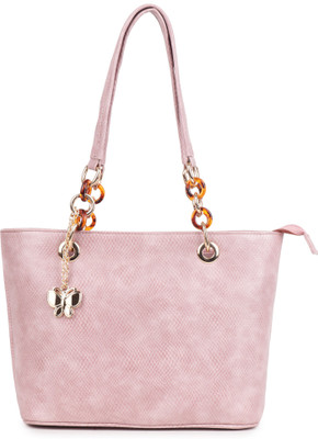 

Butterflies Hand-held Bag(Pink)