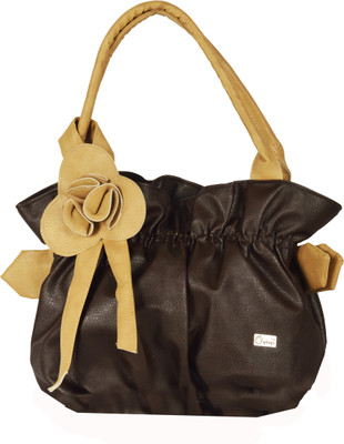 

JG Shoppe Hand-held Bag(Brown, Yellow)