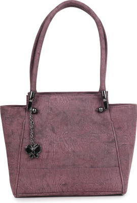 Butterflies Hand-held Bag(Maroon)