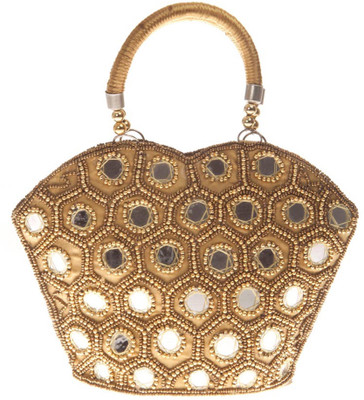 

Aliado Hand-held Bag(Gold)