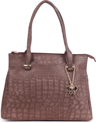 

Butterflies Hand-held Bag(Brown)