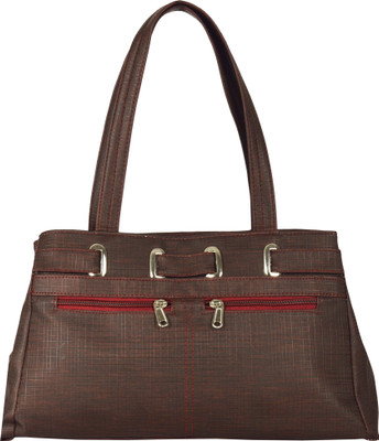 

JG Shoppe Hand-held Bag(Brown)