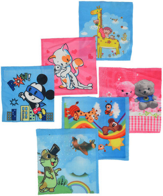 Crux & Hunter teddy Handkerchief(Pack of 6)
