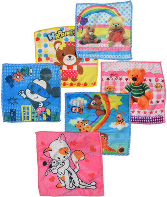 

Crux & Hunter teddy Handkerchief(Pack of 6)