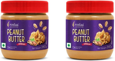 

Rostaa Peanut Butter Crunchy (P 340 g(Pack of 2)