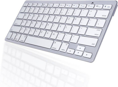 BLENDIA Ultrathin Bluetooth Keyboard for iPad Air , iPad Mini, iPad 2/ 3/ 4/, iPhone 4/ 4S/ 5 / 5S, Google Nexus, Samsung Galaxy Tab, Samsung Galaxy Note and other Tablets Wireless Tablet Keyboard(Silver)