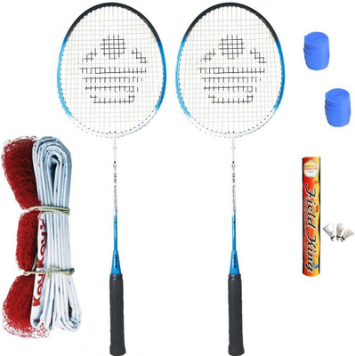 

Cosco CB- 85 Badminton Kit ( 2 Rackets, 2 grip, 1 Fieldking Shuttlecock and 1 Badminton Net ) Badminton Kit