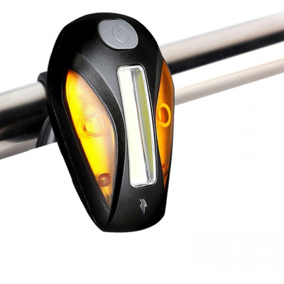 

Shrih USB Tail Light, Built -In Multi Purpose Clip, Fits All Bicycles Or Backpack LED Rear Break Light(Black)