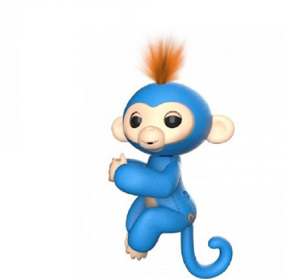 

AllExtreme Interactive Baby Monkey Fingerling Toy for Kids 1 Piece Touch Sensitive Finger Puppet for Children (Random Colour)(Multicolor)