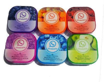 

SENECIO Whatsapp HR Nail Polish Remover Pads Wet Wipes(192 g)