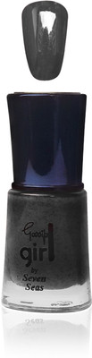 

seven seas cosmetic makeup gossip girl lady glitter nail polish black color 2 5 9 6 8 4 7 1 3 combo set of 1 black