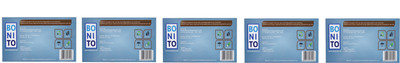Bonito Premium Facial Napkins and Tissue Box : 100 Pulls Pack of 5 White Napkins(5 Sheets)