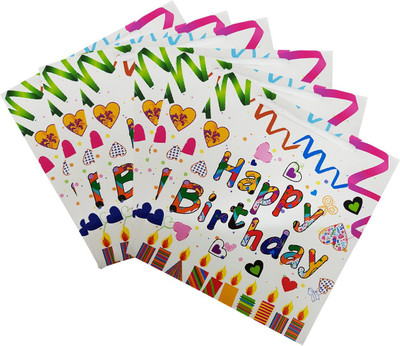 

Fully Solid Party Bag(Multicolor, Pack of 6)
