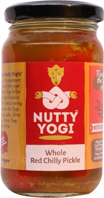 

Nutty Yogi Whole Red Chilly Pickle Red Chilli Pickle(200 g)