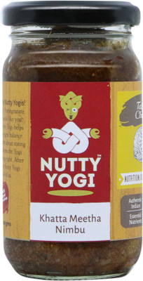 

Nutty Yogi Khatta Meetha Nimbu Lemon Pickle(200 g)