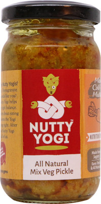 

Nutty Yogi All Natural Mix Veg Pickle Mixed Pickle(200 g)