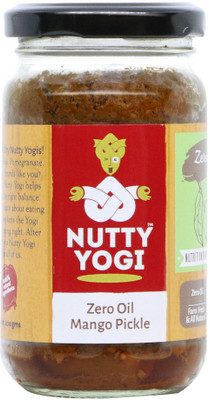 

Nutty Yogi Zero Oil Mango Pickle Mango Pickle(200 g)