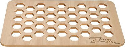 7CR Geo-lapdesk-1157 Wood Portable Laptop Table(Finish Color - Butter-nut)