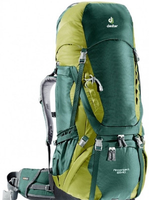 

Deuter Aircontact 65 + 10 Ltr Forest-Moss Rucksack - 65 L(Green)