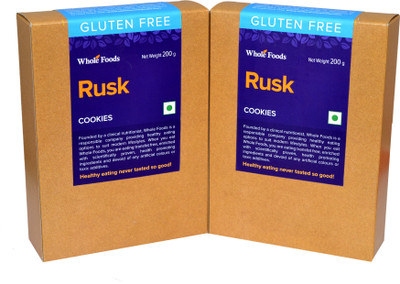 

Whole Foods FK212 Vanilla flavored Milk Rusk(400 g, Pack of 2)