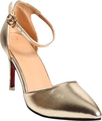 

SHERRIF SHOES Women Gold Heels