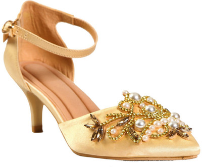 

SHERRIF SHOES Women Gold Heels