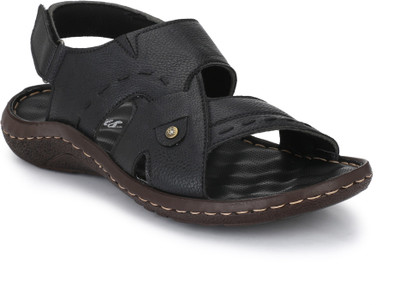 

SHENCES Men BLACK Sandals