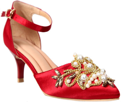 

SHERRIF SHOES Women Maroon Heels