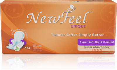 

NEWFEEL 310MM XXL UNIQUE ULTRATHIN SANITARY NAPKIN Sanitary Pad(Pack of 2)