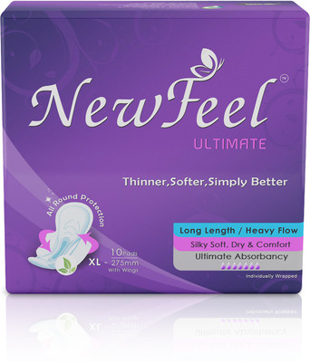 

NEWFEEL 275MM XL ULTIMATE ULTRATHIN SANITARY NAPKIN Sanitary Pad(Pack of 3)