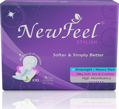 

NEWFEEL 310MM XXL STYLISH MAXI SANITARY NAPKIN Sanitary Pad(Pack of 2)