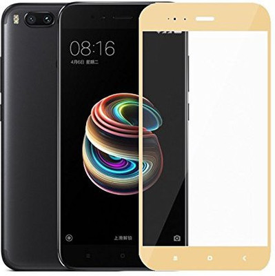 

Bodoma Screen Guard for Mi A1, Gold;transparent