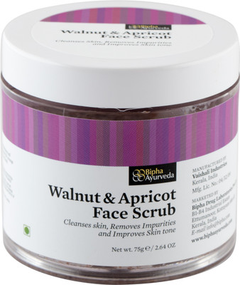 

Bipha Ayurveda Walnut & Apricot Face Scrub(75 g)