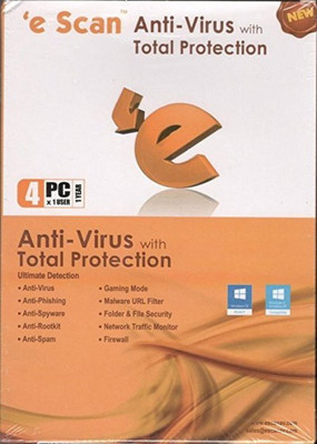 ESCAN Anti-virus 4.0 User 1 Year(Voucher)