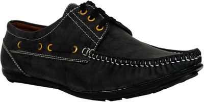 

Glamour GMR_LB101 Boat Shoes For Men(Black