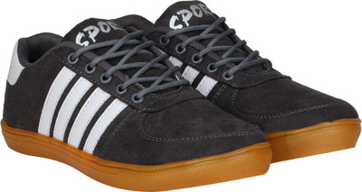 

Kraasa razzle-dazzle Canvas Shoes For Men(Grey