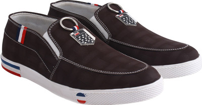 

RockSoft English Slip On Sneakers For Men(Brown