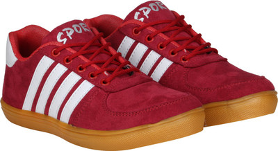 

Kraasa razzle-dazzle Canvas Shoes For Men(Maroon, Cherry