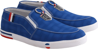 

RockSoft English Slip On Sneakers For Men(Multicolor, Blue