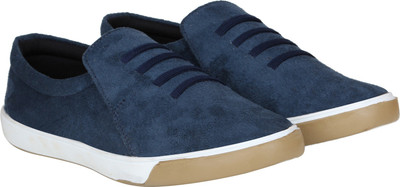 

Kraasa Comfort with Trendy Look Slip On Sneakers For Men(Navy