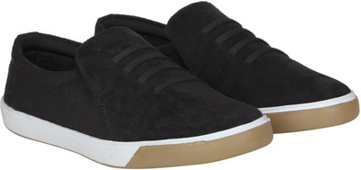 

Kraasa Comfort with Trendy Look Slip On Sneakers For Men(Black