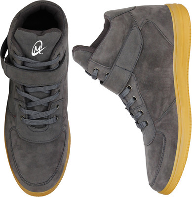 

MOU Airforce Suede Long Casuals For Men(Grey