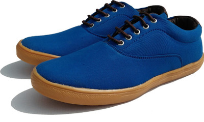 

Drabbet Canvas Shoes For Men(Blue, Egyptian blue