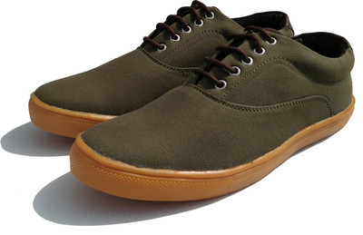 

Drabbet Canvas Shoes For Men(Green